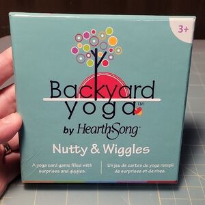 Backyard Yoga Nutty & Wiggles Card Game - Blue